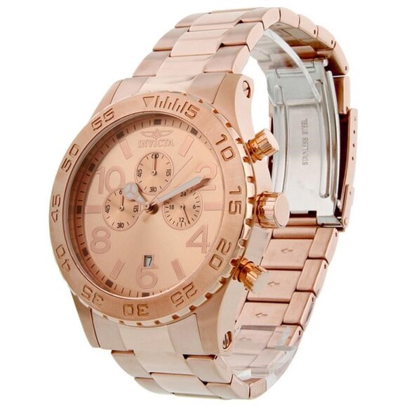 NWT Authentic Invicta Open Box - Elegant Ocean Chronograph Rose Dial Rose Gold-t - Picture 3 of 4